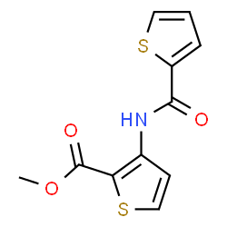 METHYL 3-(2-THIENYLCARBONYLAMINO)THIOPHENE-2-CARBOXYLATE Structure
