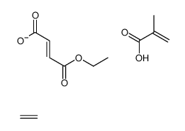 2-(Z)-丁烯二酸单乙酯与乙烯和丙烯酸甲酯的聚合物结构式