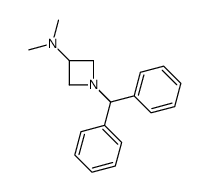 (1-BENZHYDRYLAZETIDIN-3-YL)DIMETHYLAMINE结构式