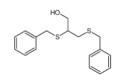 2,3-bis(benzylsulfanyl)propan-1-ol结构式