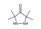 3,3,5,5-tetramethyl-2,3,4,5-tetrahydro-1H-pyrazol-4-one结构式
