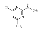 4-氯-N,6-二甲基嘧啶-2-胺结构式