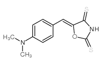 5-[[4-(二甲基氨基)苯基]亚甲基]-2,4-噁唑啉二硫酮结构式