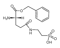 α-benzyl-γ-L-glutamyltaurine Structure