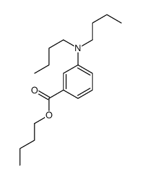 butyl 3-(dibutylamino)benzoate结构式