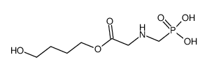 4-hydroxybutyl-N-phosphonomethyl glycinate结构式