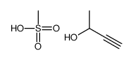 but-3-yn-2-ol,methanesulfonic acid Structure
