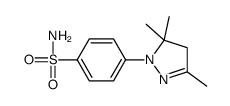 4-(3,5,5-trimethyl-4H-pyrazol-1-yl)benzenesulfonamide Structure