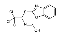 N-[1-(1,3-benzoxazol-2-ylsulfanyl)-2,2,2-trichloroethyl]formamide Structure