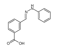 3-[(phenylhydrazinylidene)methyl]benzoic acid结构式