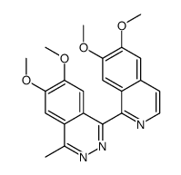 1-(6,7-dimethoxyisoquinolin-1-yl)-6,7-dimethoxy-4-methylphthalazine Structure