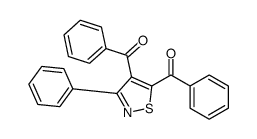 (5-benzoyl-3-phenyl-1,2-thiazol-4-yl)-phenylmethanone结构式