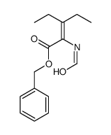 benzyl 3-ethyl-2-formamidopent-2-enoate结构式