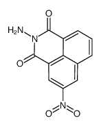 2-氨基-5-硝基-苯并[de]异喹啉-1,3-二酮结构式