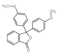 3, 3-Bis(4-methoxyphenyl)phthalide结构式