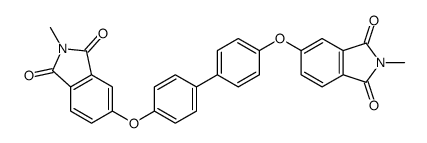 5,5'-((1,1'-Biphenyl)-4,4'-diylbis(oxy))bis(2-methyl-1H-isoindole-1,3(2H)-dione Structure