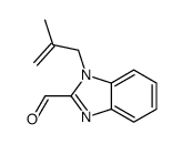 (9ci)-1-(2-甲基-2-丙烯基)-1H-苯并咪唑-2-羧醛结构式
