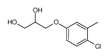3-(4-Chloro-m-tolyloxy)-1,2-propanediol Structure