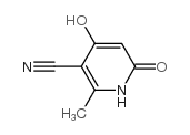 4-羟基-2-甲基-3-氰基-6-氧-1,6-二氢吡啶结构式
