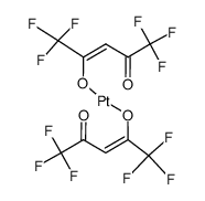 platinum(ii)hexafluoroacetylacetonate Structure