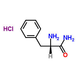 L-苯丙氨酰胺盐酸盐结构式