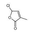5-氯-3-甲基-2,5-二氢呋喃-2-酮结构式