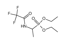 diethyl (1-(2,2,2-trifluoroacetamido)ethyl)phosphonate Structure