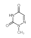 1-甲基-6-氮杂尿嘧啶结构式
