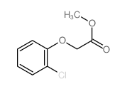 Acetic acid,2-(2-chlorophenoxy)-, methyl ester Structure