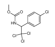 methyl (2,2,2-trichloro-1-(4-chlorophenyl)ethyl)carbamate结构式