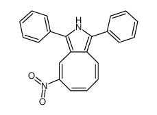 5-nitro-1,3-diphenyl-2H-cycloocta[c]pyrrole Structure