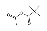 acetic pivalic mixed anhydride Structure