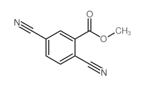 2,5-二氰基苯甲酸甲酯结构式