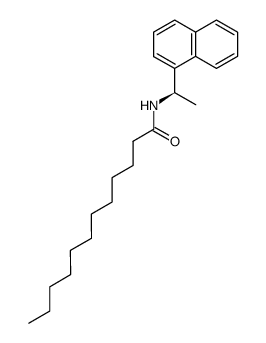 (R)-N-(1-(naphthalen-1-yl)ethyl)dodecanamide结构式