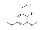 (2-bromo-3,5-dimethoxyphenyl)methanol Structure