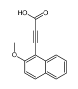 3-(2-methoxynaphthalen-1-yl)prop-2-ynoic acid结构式
