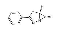 endo-3-phenyl-6-methyl-1,2-diazabicyclo[3.1.0]hex-2-ene Structure