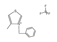 3-benzyl-4-methylthiazolium tetrafluoroborate Structure