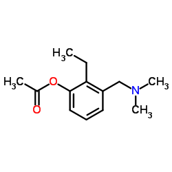 Phenol, 3-[(dimethylamino)methyl]-2-ethyl-, acetate (ester) (9CI)结构式