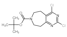 2,4-二氯-6,7,8,9-四氢-5H-嘧啶并[5,4-D]氮杂卓结构式