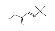 1-tert-Butyl-3-ethyl-1-aza-1,3-butadiene结构式