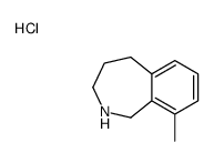 9-methyl-2,3,4,5-tetrahydro-1H-2-benzazepine,hydrochloride Structure