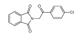 2-[2-(4-chlorophenyl)-2-oxoethyl]-2,3-dihydro-1H-isoindole-1,3-dione Structure