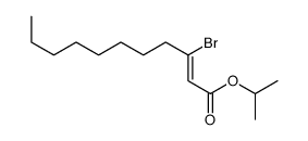 propan-2-yl 3-bromoundec-2-enoate结构式