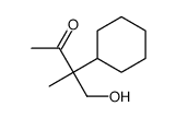 3-cyclohexyl-4-hydroxy-3-methylbutan-2-one Structure