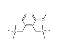 [2-((trimethylsilyl)methyl)-6-methoxybenzyl]trimethylammonium iodide结构式