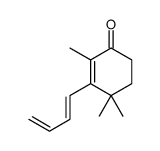 3-(1,3-butadienyl)-2,4,4-trimethylcyclohex-2-en-1-one结构式