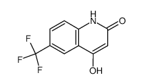6-(trifluoromethyl)-4-hydroxyquinolin-2(1H)-one Structure