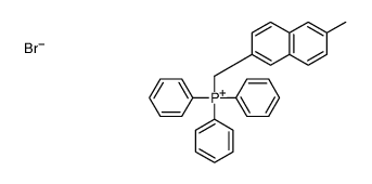 (6-methylnaphthalen-2-yl)methyl-triphenylphosphanium,bromide结构式