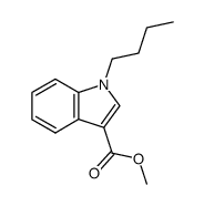 methyl 1-butyl-1H-indole-3-carboxylate Structure